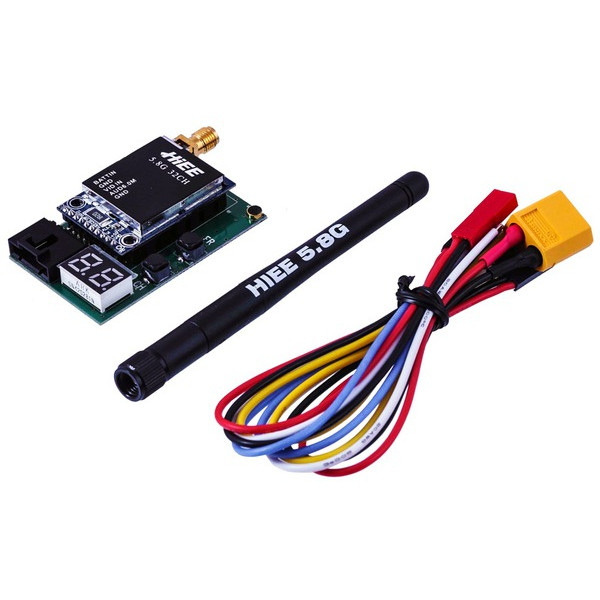 Видеопередатчик HIEE 5.8GHz TSD3206 600mW 2S-6S 32 канала для FPV систем 1300м